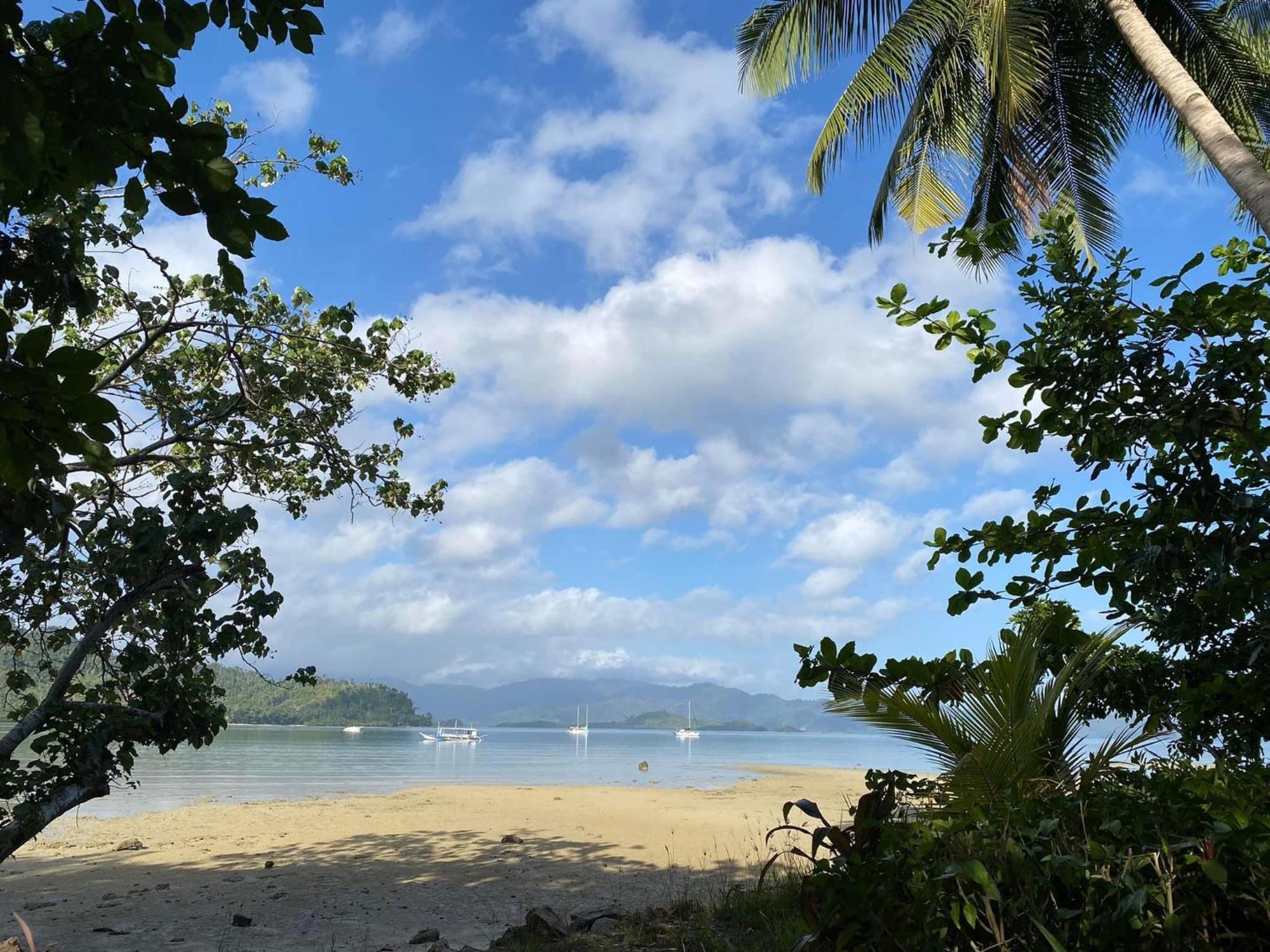 Port Barton - Paradiso Azul Campsite Beachfront With Internet San Vicente  Exteriör bild